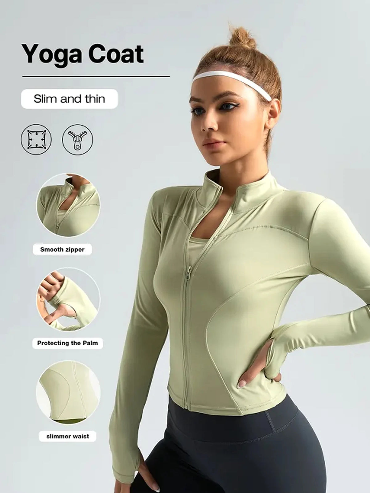 Chaqueta Deportiva Moldeadora YogaFit