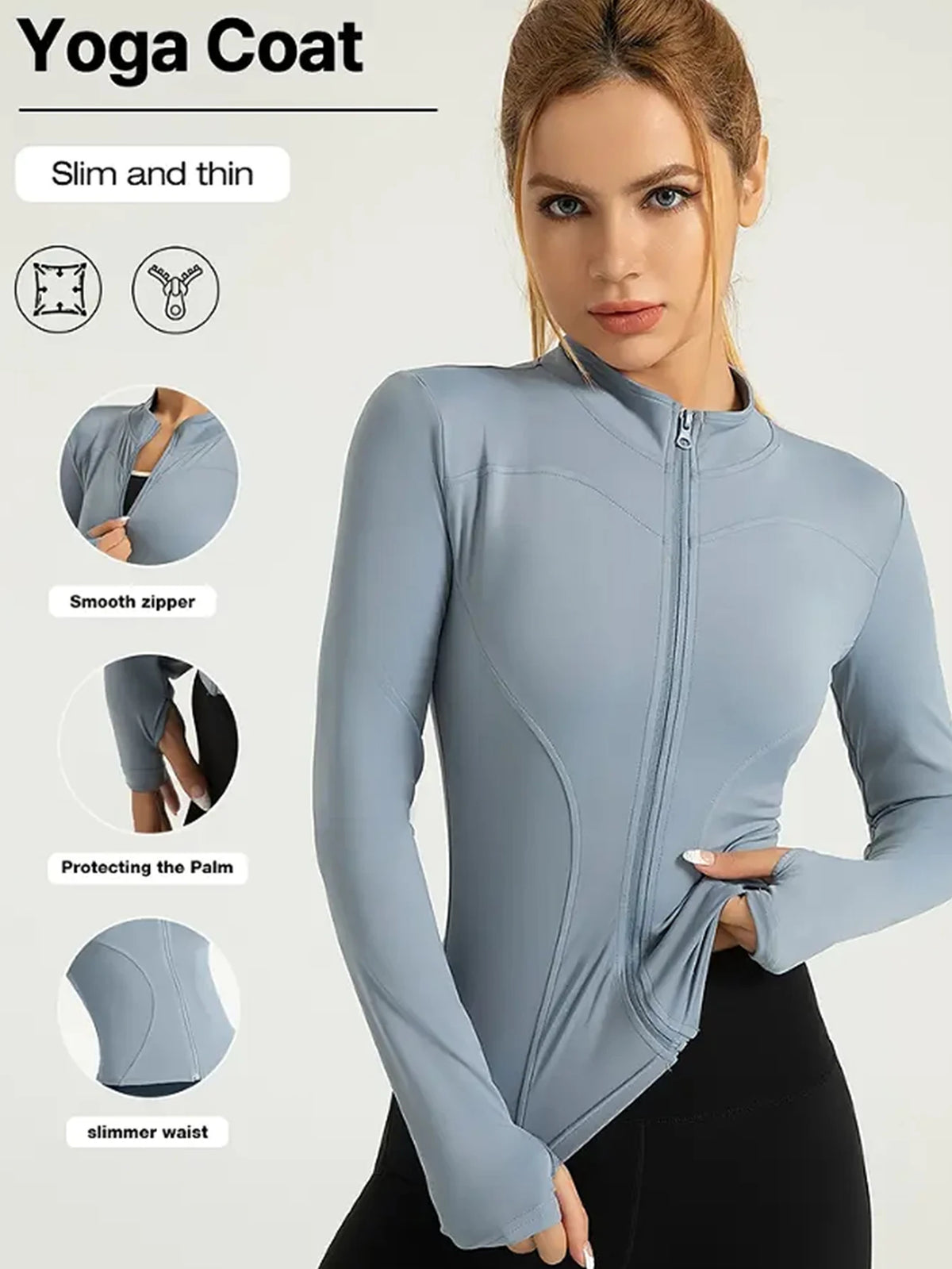 Chaqueta Deportiva Moldeadora YogaFit