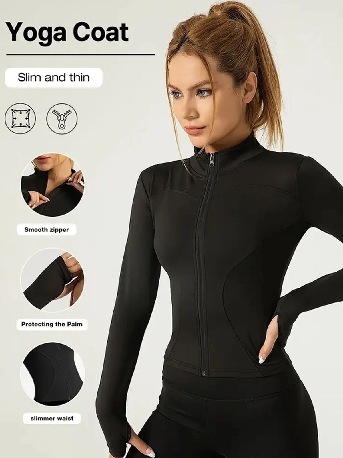 Chaqueta Deportiva Moldeadora YogaFit