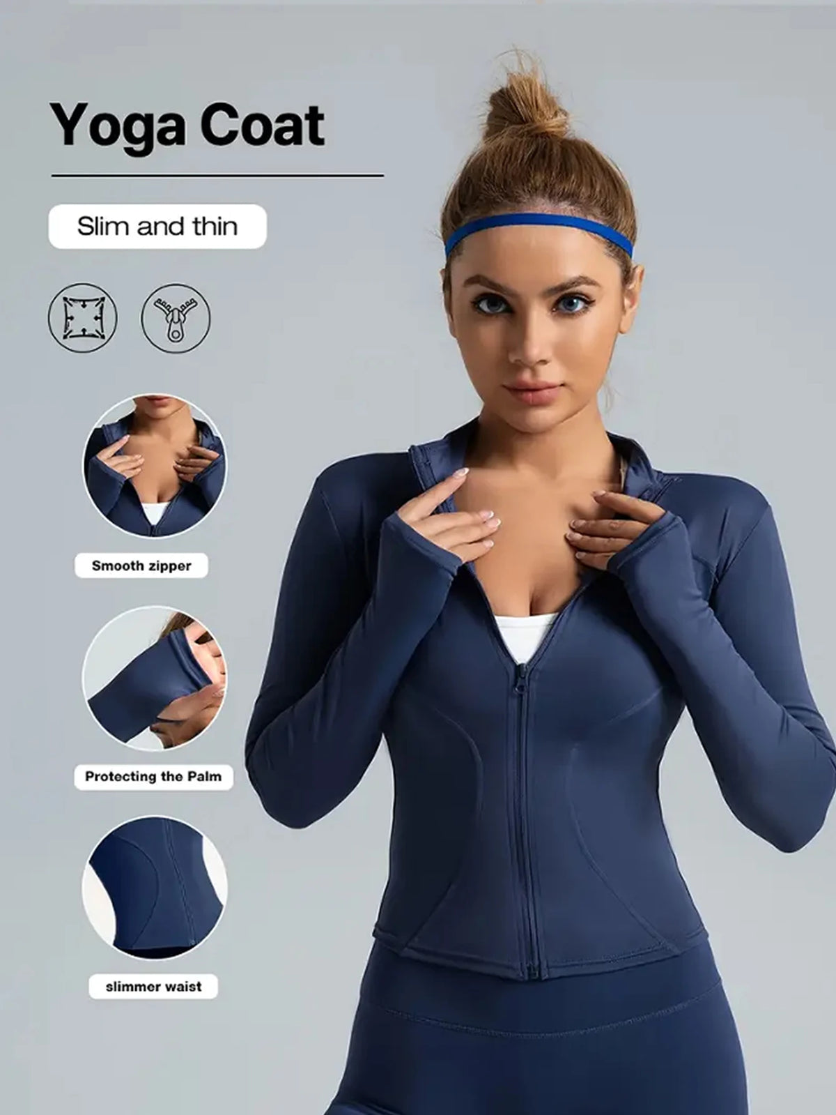 Chaqueta Deportiva Moldeadora YogaFit