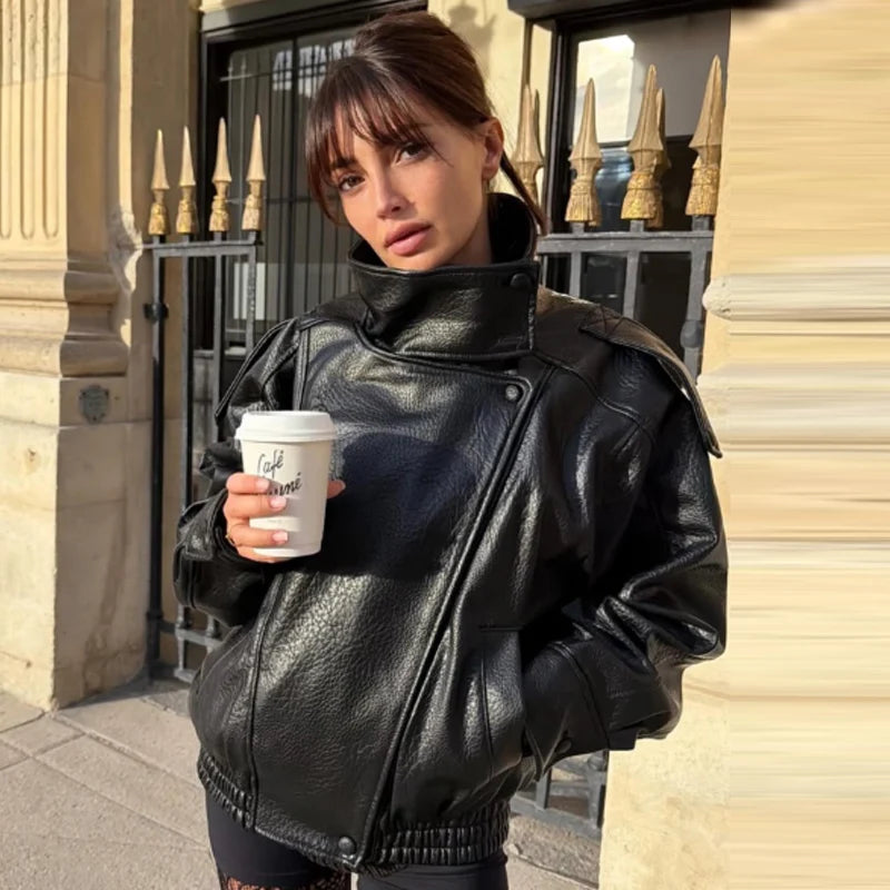 Chaqueta de Cuero Urban Luxe