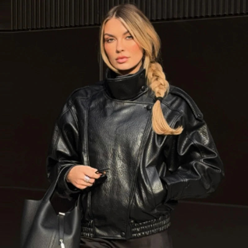 Chaqueta de Cuero Urban Luxe