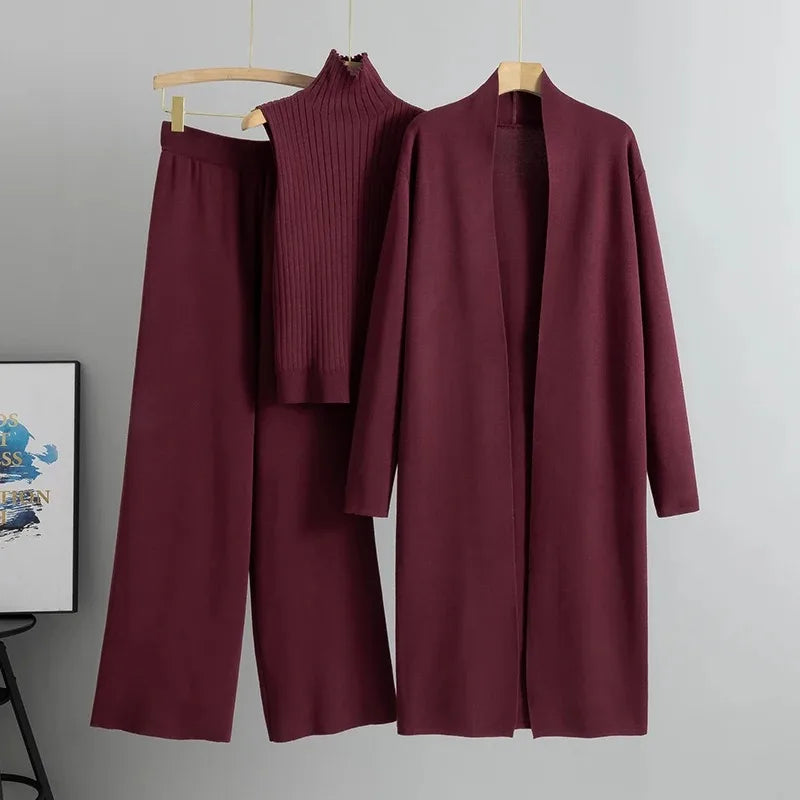 Conjunto de 3 Piezas de Estilo Elegante