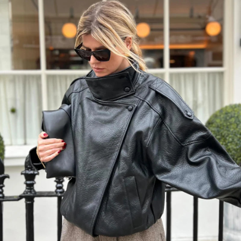 Chaqueta de Cuero Urban Luxe
