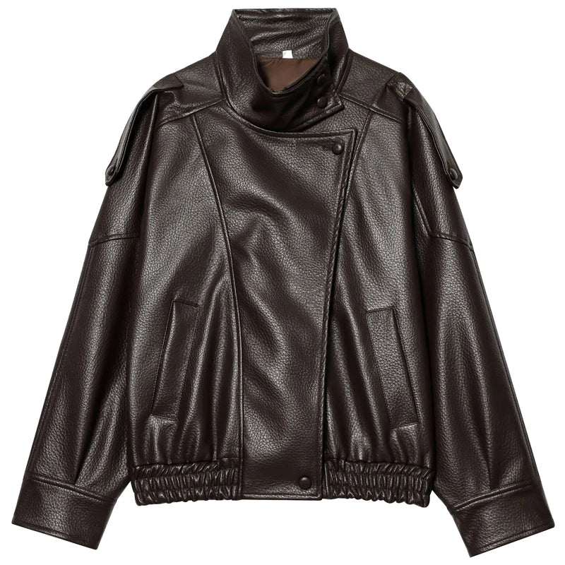 Chaqueta de Cuero Urban Luxe