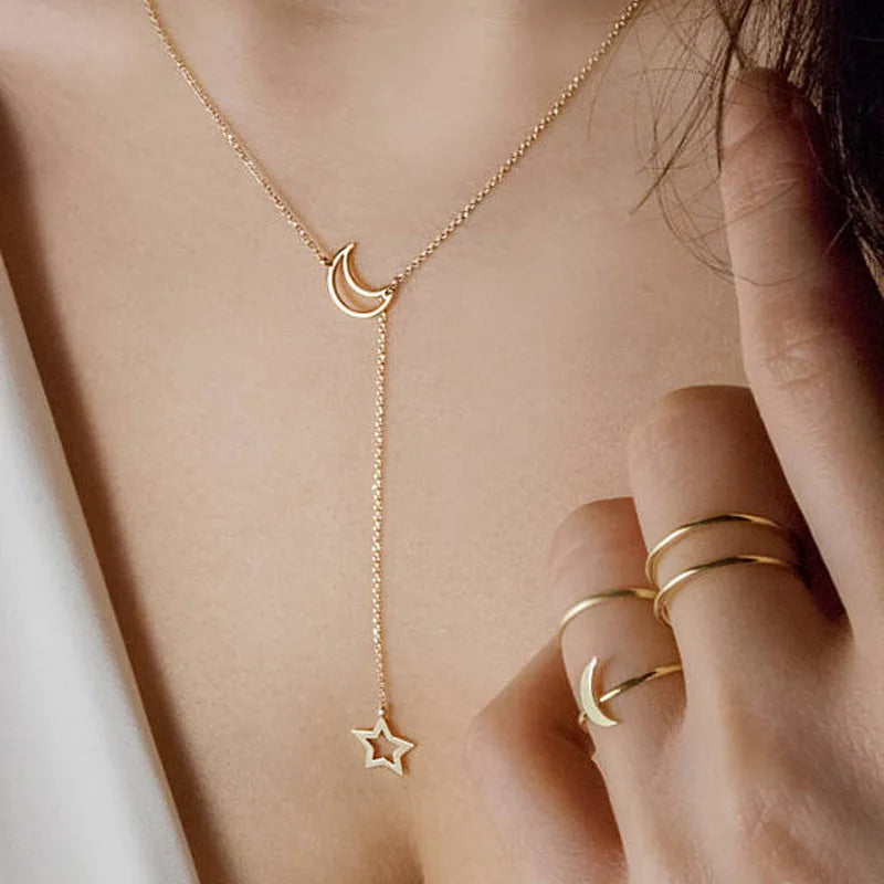Collar Luna & Estrella - Un Detalle que Ilumina tu Estilo