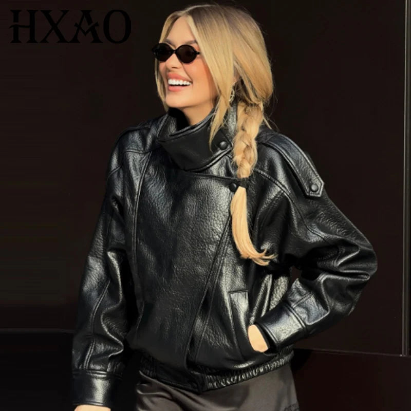 Chaqueta de Cuero Urban Luxe