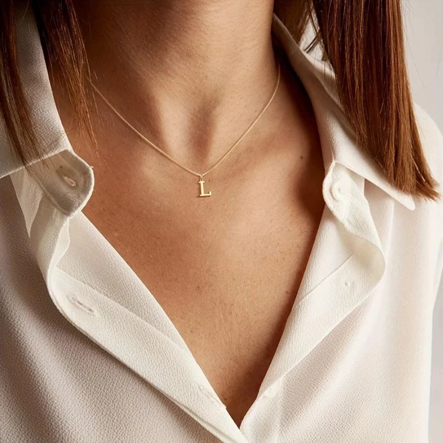 COMPRA 1 LEVE 2 Collar con Inicial A-Z